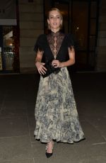 EMMA ROBERTS Leaves Dior Dinner in Paris 07/03/2018