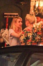 EMMA ROBERTS Night Out in Los Feliz 07/28/2018