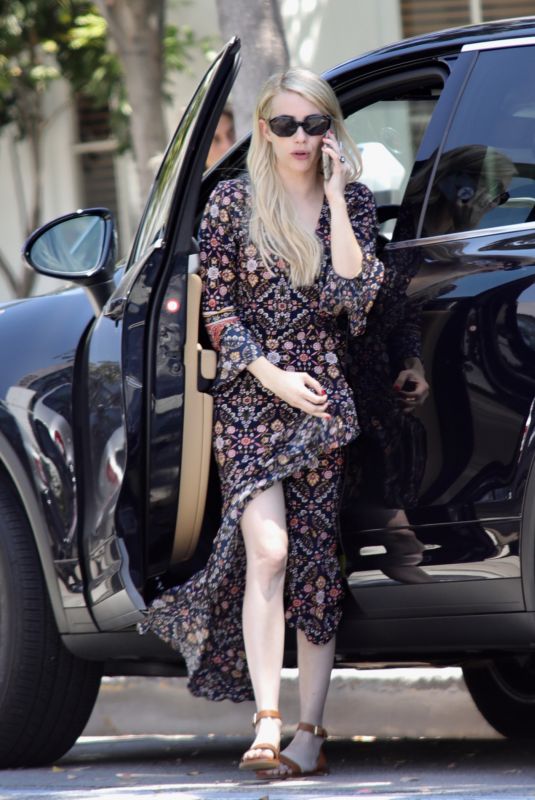 EMMA ROBERTS Out Shopping in West Hollywood 07/25/2018