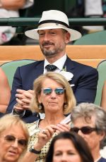 /EMMA WATSON at Wimbledon Tennis Championships in London 07/14/2018 