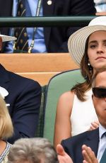 /EMMA WATSON at Wimbledon Tennis Championships in London 07/14/2018 