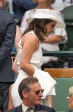 /EMMA WATSON at Wimbledon Tennis Championships in London 07/14/2018 