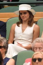 /EMMA WATSON at Wimbledon Tennis Championships in London 07/14/2018 