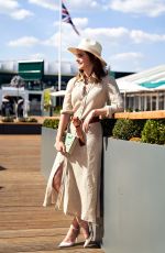 EMMA WATSON at Wimbledon Tennis Championships in London 07/15/2018