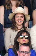 EMMA WATSON at Wimbledon Tennis Championships in London 07/15/2018