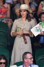 EMMA WATSON at Wimbledon Tennis Championships in London 07/15/2018