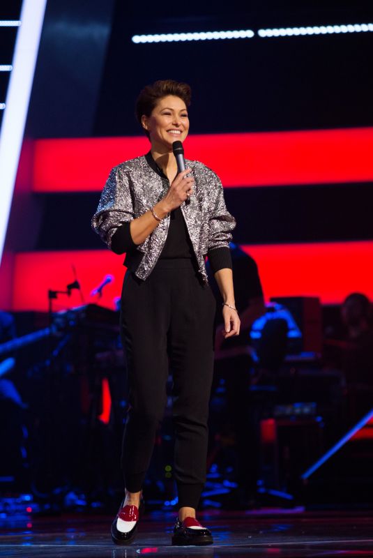 EMMA WILLIS at The Voice Kids TV Show 07/14/2018