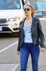 EMMY ROSSUM Out for Dinner at Tocaya Organic Mexican Restaurant in Los Angeles 07/02/2018