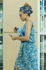 EVA MENDES Shopping at Convenience Store in Los Angeles 07/12/2018