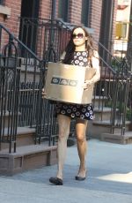 FAMKE JANSSEN Leaves a Post Office in New York 07/10/2018