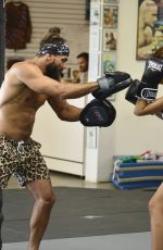 FARRAH ABRAHAM and Jeremy Jackson Working Out at 10th Planet Jiu Jitsu Gym in Los Angeles 07/23/2018