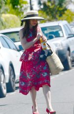 FELICITY JONES Out and About in London 07/02/2018