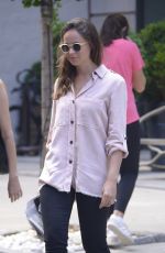FELICITY JONES Out and About in New York 07/20/2018