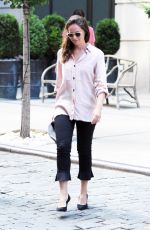 FELICITY JONES Out and About in New York 07/20/2018