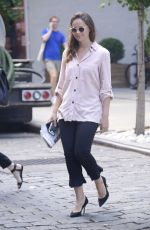 FELICITY JONES Out and About in New York 07/20/2018
