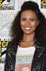 FOLA EVANS-AKINGBOLA at Siren Photocall at Comic-con in San Diego 07/19/2018