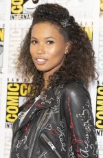 FOLA EVANS-AKINGBOLA at Siren Photocall at Comic-con in San Diego 07/19/2018