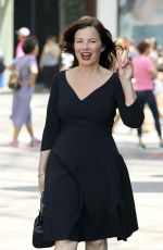FRAN DRESCHER Leaves Extra in Los Angeles 07/27/2018