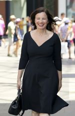 FRAN DRESCHER Leaves Extra in Los Angeles 07/27/2018