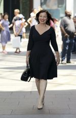 FRAN DRESCHER Leaves Extra in Los Angeles 07/27/2018