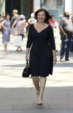 FRAN DRESCHER Leaves Extra in Los Angeles 07/27/2018