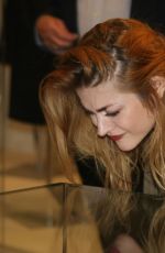 FRANCES BEAN COBAIN at an Exhibition of Some of Kurt