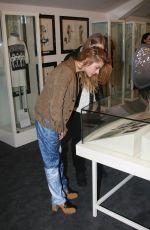 FRANCES BEAN COBAIN at an Exhibition of Some of Kurt