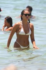 FRANCESCA AIELLO in Bikini on the Beach in Miami 07/13/2018