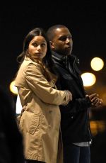 FREIDA PINTO on the Set of Needle in a Timestack 07/24/2018