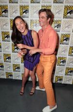 GAL GADOT and Chris Pine at Warner Bros Photocall at Comic-con in San Diego 07/21/2018