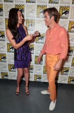 GAL GADOT and Chris Pine at Warner Bros Photocall at Comic-con in San Diego 07/21/2018