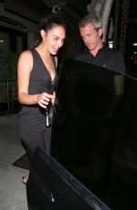 GAL GADOT at Palm Restaurant in Beverly Hills 07/18/2018