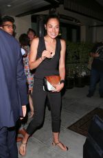 GAL GADOT at Palm Restaurant in Beverly Hills 07/18/2018