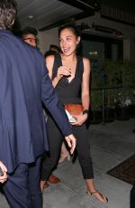 GAL GADOT at Palm Restaurant in Beverly Hills 07/18/2018
