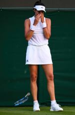 GARBINE MUGURUZA at Wimbledon Tennis Championships in London 07/05/2018