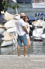 GEMMA ARTERTON Out and About in Portofino 07/28/2018