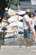 GEMMA ARTERTON Out and About in Portofino 07/28/2018