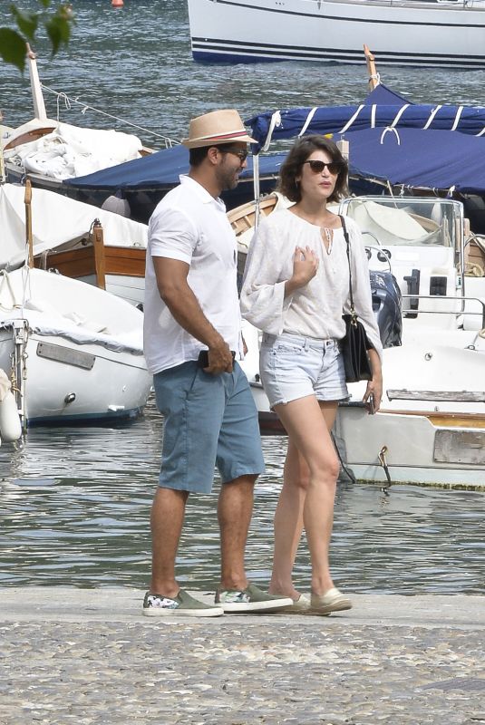 GEMMA ARTERTON Out and About in Portofino 07/28/2018