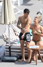 GEMMA ATKINSON in Bikini at a Pool in Ibiza 07/10/2018