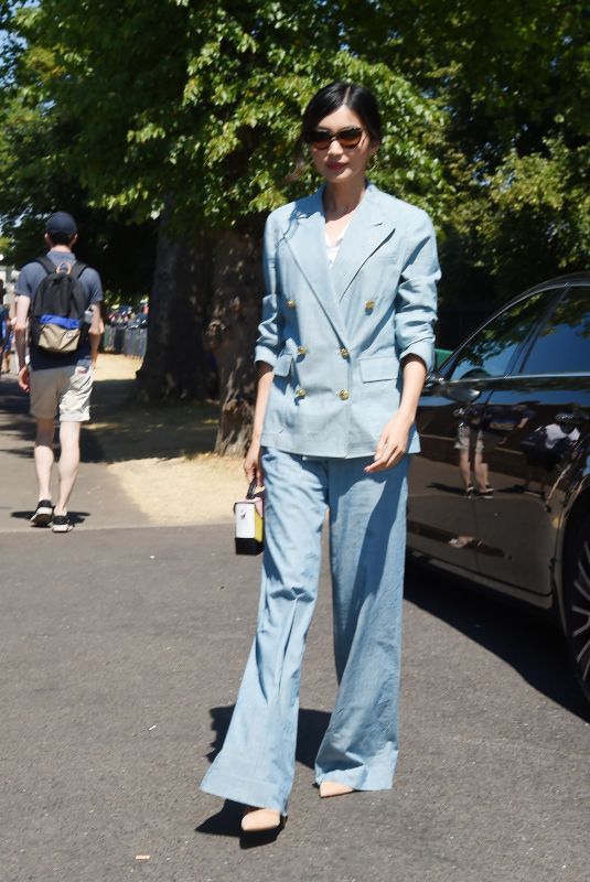 GEMMA CHAN at 2018 Wimbledon Tennis Tournament Final in London 07/15/2018