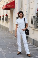 GEORGIA FOWLER Out and About in Paris 07/04/2018