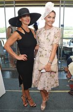 GEORGIA MAY FOOTE, KIRSTY GALLACHER and VICTORIA PENDLETON at King George Weekend at Ascot Racecourse 07/28/2018
