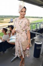 GEORGIA MAY FOOTE, KIRSTY GALLACHER and VICTORIA PENDLETON at King George Weekend at Ascot Racecourse 07/28/2018