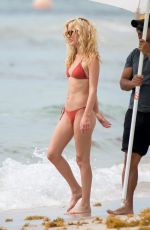 GEORGIA MAY JAGGER in Swimsuit and Bikini at a Beach in Miami 07/21/2018