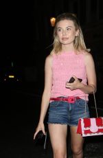 GEORGIA TOFFOLO and Jack Maynard Out for Dinner in London 07/24/2018