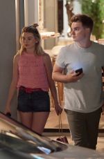 GEORGIA TOFFOLO and Jack Maynard Out for Dinner in London 07/24/2018