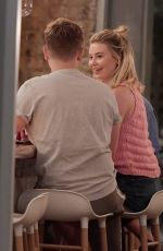 GEORGIA TOFFOLO and Jack Maynard Out for Dinner in London 07/24/2018