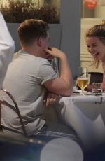 GEORGIA TOFFOLO and Jack Maynard Out for Dinner in London 07/24/2018