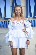 GEORGIA TOFFOLO at Mamma Mia Here We Go Again Premiere in London 07/16/2018