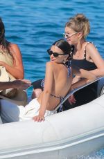 GIGI HADID and EMILY RATAJKOWSKI at a Boat in Mykonos 07/01/2018